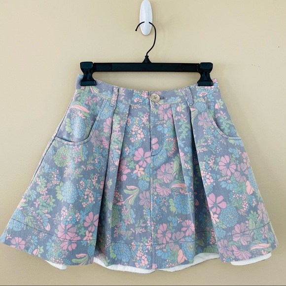 Marc Jacobs Drew Blossom A Line Mini Skirt - Picture 3 of 9